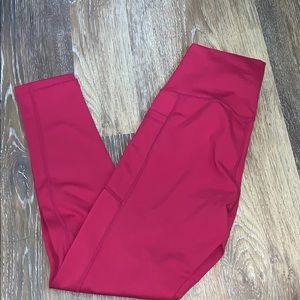 Bright pink ethos leggings